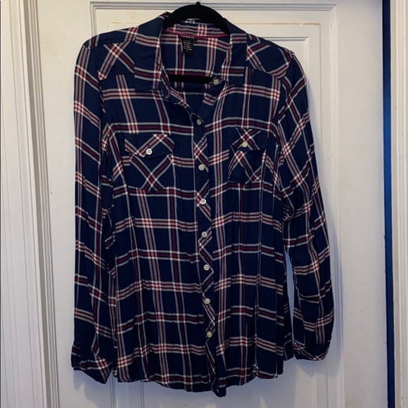 torrid Tops - EUC Torrid super soft rayon plaid flannel shirt